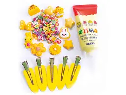 Набір для творчості VLADI TOYS Клей з кабашонами. Заколки жовті VT4600-02 - мініатюра 2