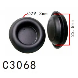 Заглушки кузова Renault Dacia D1 = 29.3 D2 = 22.8 (7703074604, 13145) (C3068) - мініатюра 2