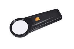 Ручна лупа з Led-підсвіткою 5-кратна діаметр 50 мм 82012 - мініатюра 2