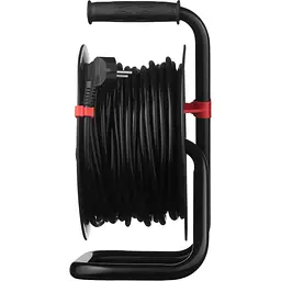 Мережевий фільтр 4XSchuko на котушці, ІР20, 3G*1.5мм, 20м, чорний (2E-CR4315IP20M20) - мініатюра 3