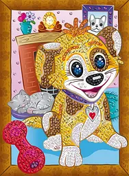 Набір для творчості Smoogles Щеня 25*34см Sequin Art det0017594 - мініатюра 3