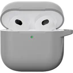 Чохол ArmorStandart Hang Case для Apple AirPods 4 Light Grey (ARM81284) [118653] - мініатюра 2
