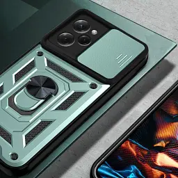 Панель BeCover Military для Poco X5 Pro 5G Dark Green (709116) - мініатюра 3