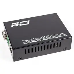 Медіаконвертер RCI 1G, SFP slot, RJ45, standart size metal case (RCI300S-G) - мініатюра 4