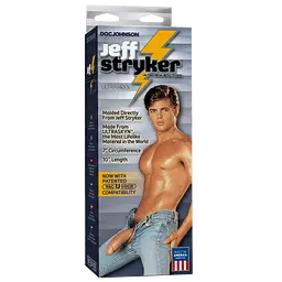 Фалоімітатор Doc Johnson Jeff Stryker White 24 см тілесний - мініатюра 2