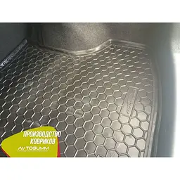 Автомобільний килимок у багажник Nissan Sentra 2015- Гумо - пластик - мініатюра 2