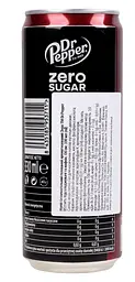 Газований напій Dr Pepper Zero Sugar 330 мл - мініатюра 3