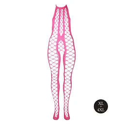 Бодістокінг Ouch! Bodystocking With Halterneck Pink, XL/4XL - мініатюра 4