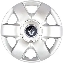 Ковпак колеса з емблемою Renault SKS215 R14 сірий з логотипом на вибір 4 шт