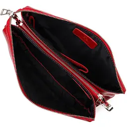 Шкіряна жіноча сумка GRANDE PELLE 26х15,5х3 см sum0023602 - мініатюра 6