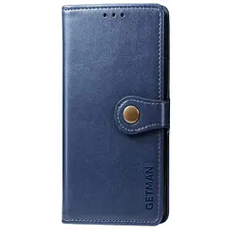 Шкіряний чохол-книжка GETMAN Gallant (PU) для TECNO Camon 19 Neo Синій