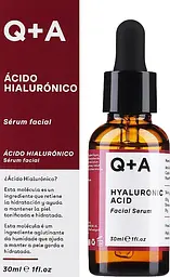 Сироватка для обличчя Гіалуронова кислотам Q+A Hyaluronic Acid Facial Serum 30 мл - мініатюра 2