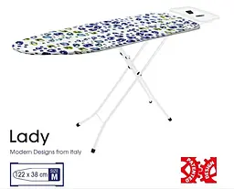 Дошка для прасування Casa Si Lady 122x38 White/Blue Crystals (CS93574R267) - мініатюра 2