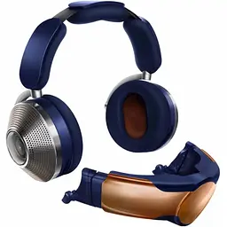 Бездротові навушники Dyson Zone Absolute with air purification Prussian Blue/Bright Copper (376121-01/376067-01) - мініатюра 2