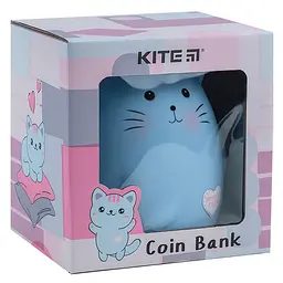 Скарбничка Kite Вlue Сat блакитна - мініатюра 2