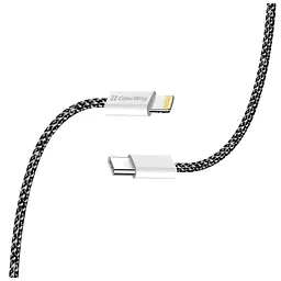 Дата кабель USB-C to Lightning 2.0m (PDF Fast Charging 27W) black ColorWay (CW-CBPDCL068-BK) - мініатюра 5