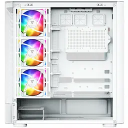 Корпус Modecom VOLCANO AQ400 ARGB MIDI SIDE LCD 6,2”, 4x120mm fans БІЛИЙ без Блок живлення ATX - мініатюра 5