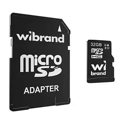 Карта пам'яті Wibrand 32GB microSD class 10 UHS-I (WICDHU1/32GB-A)