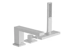 Змішувач на борт ванни Hansgrohe Tecturis E matt white 73443700