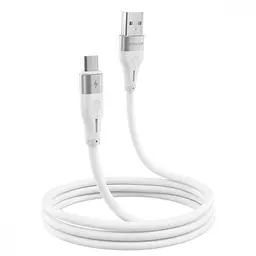 Кабель Proove Soft Silicone USB to Micro USB 2.4A (1m) white - мініатюра 4