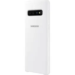 Чохол силіконовий Silicone Cover EF-PG973TWEGRU для Samsung Galaxy S10 (6.1") White - мініатюра 4