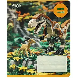 Упаковка зошитів ZiBi Dino 12 аркушів в клітинку 25 шт. (ZB25.1751K) - мініатюра 5