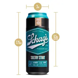 Мастурбатор - банка пива Blush Schag's - Sultry Stout Masturbator - Frosted, самозмащуваний, вакуум - мініатюра 6
