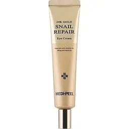 Регенеруючий крем для очей із золотом і муцином равлика Medi Peel 24K Gold Snail Repair Eye Cream 40 мл