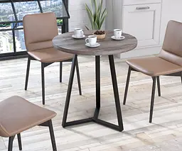 Круглий обідній стіл Трікс Loft Design Діаметр 70 см (Дуб Палена)
