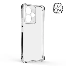 Прозрачный чехол для Realme 14T 5G с защитой камеры и усиленными бортами, тонкий, силиконовый, бесцветный, ударопрочный, противоударный бампер с закрытой камерой, ArmorStandart (ARM83881) - мініатюра 2