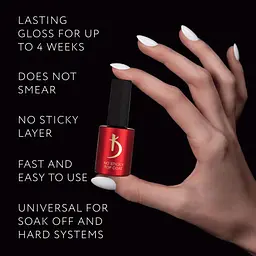 Верхнє покриття без липкого шару Kodi Professional No Sticky Top Coat 15 мл - мініатюра 3
