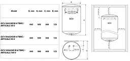 Водонагрівач Tesy GCV 1004424D B14 TBRC / ANTICALC 100 V (7056339) - мініатюра 3