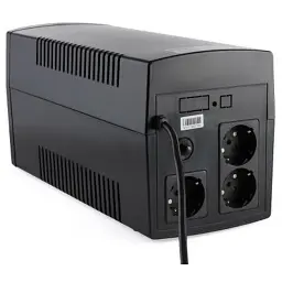 Пристрій безперебійного живлення Vinga LED 1500VA plastic case (VPE-1500P) - мініатюра 8