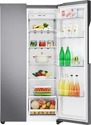 Холодильник SBS LG GC-B247JLDV 179х72х91см 2 двері холодильне відділення-394 л морозильне відділення-219 л A+ NF зона свіжості дисплей зовнішній платиново-сріблястий (GC-B247JLDV) - мініатюра 8