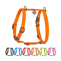 Шлея для собак WAUDOG Waterproof Н-образная анатомическая XL оранжевая (32454)