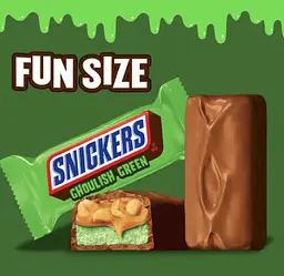 Набір міні-батончиків Mars Snickers & Twix Ghoulish Green Milk Chocolate Halloween Candy 35шт, 570г - мініатюра 2