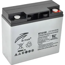 Акумулятор Ritar AGM 12V (12V/18Ah/216Wh) (RT12180) [125651] - мініатюра 1