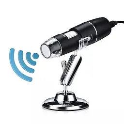 Wifi мікроскоп цифровий з 100X кратним збільшенням Lefavor W05A, з вбудованим акумулятором (100677) - мініатюра 4
