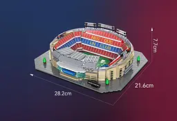 Конструктор стадіон Cada Fc Barcelona Camp Nou Spotify  Barca La Liga стадіон Барселони для дітей та дорослих, 728 деталей - мініатюра 5