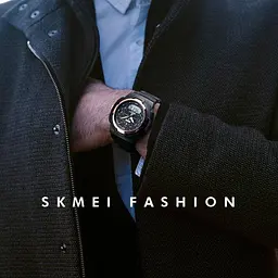 Чоловічий спортивний годинник Skmei 1454 Чорний із золотим - мініатюра 6