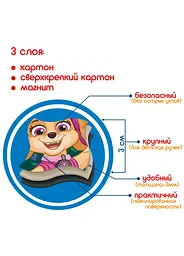 Уцінка. Набір магнітів Магнітна картина Magdum Paw Patrol Щенячий патруль Мчимо на допомогу (ML4034-33) - мініатюра 4