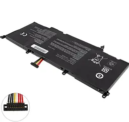 Акумулятор Asus B41N1526 (GL502VT, GL502VS, GL502VM, FX502VD, FX502VD) 15.2V 4150 mAh 63Wh Black
