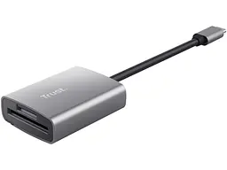 Картрідер Trust Aluminium USB-C Card Reader (24136) - мініатюра 2