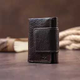 Чоловічий шкіряний гаманець GRANDE PELLE 7,5х10х2,5 см acs0015039 - мініатюра 7
