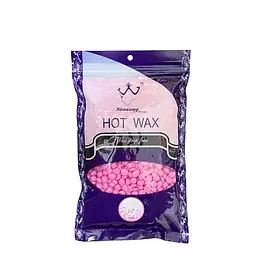 Віск плівковий для депіляції в гранулах Konsung Hot Wax 300 гр (в асортименті), Pink