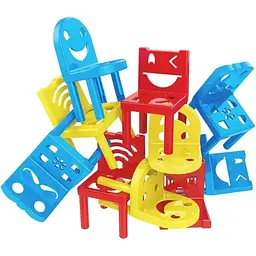 Настільна інтерактивна гра "Balance Chairs" Bambi BCH-36, 36 шт - мініатюра 2
