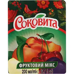 Соковий напій Соковита Мультивітамінний 200 мл - мініатюра 2