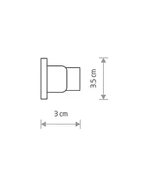 Заглушка Nowodvorski 9457 Profile Dead End Cap IP20 біла - мініатюра 2