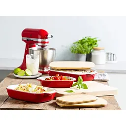 Форма для випічки KitchenAid з кришкою 26х15.5х6.5 см 0.9 л червона (CC006104-001) - мініатюра 6