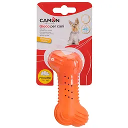 Іграшка для собак Camon Crunchy Bone кісточка гумова 14 см в асортименті